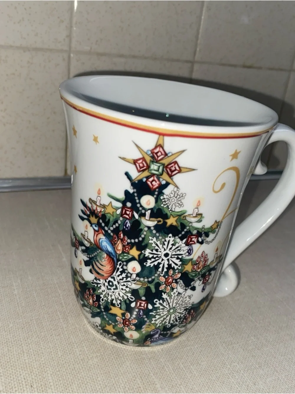 Williams Sonoma Twas The‎ Night Before Christmas Porcelain Coffee Tea Cup Mug